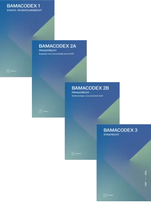 BAMAcodex (3 delen) 2026-2027