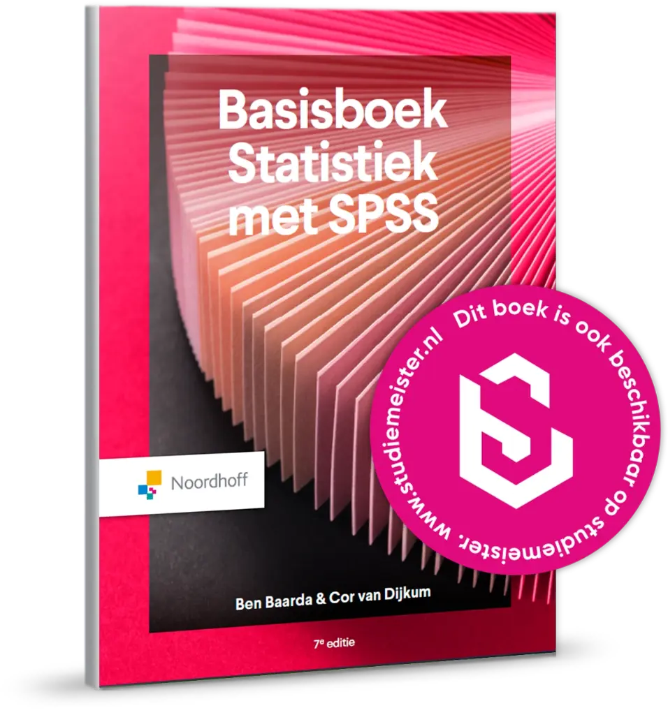 Basisboek statistiek met SPSS