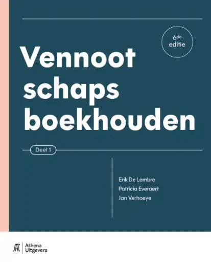 Handboek Vennootschapsboekhouden