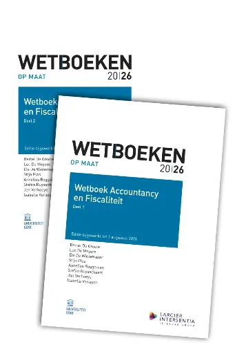 Wetboek Accountancy en Fiscaliteit Deel 1 en Deel 2 